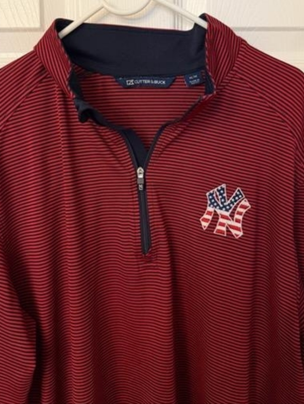Cutter & Buck New York Yankee Quarter-Zip - USA Patch